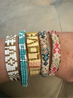 Set of 5 Love Project Bracelets